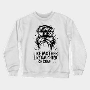 Matching Manes: Humor in Heredity Crewneck Sweatshirt